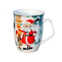 12oz Santa Claus design promotional gift custom christmas ceramic mug