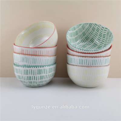 Hot Sale Porcelain Salad Bowl Ceramic Rice Bowl