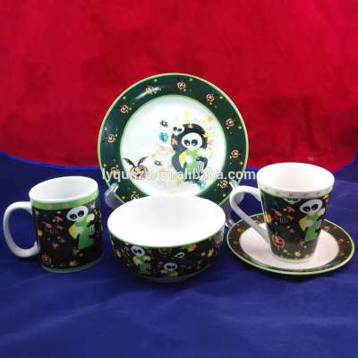 wholesale ceramic dinnerware set for Halloween