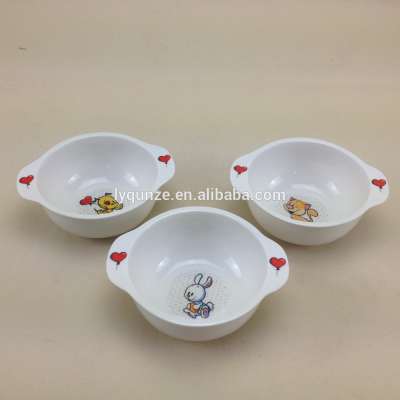 ceramic kids cartoon  bowl with two ear