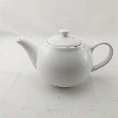 oem ceramic porcelain tea coffee pot with custom design logo